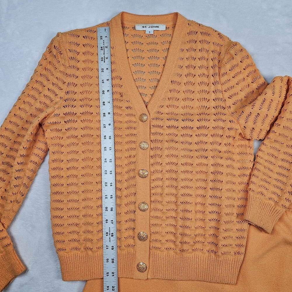 St John Collection Marie Gray Skirt Suit Jacket Marie Gray Women 8 S Knit Button - Picture 6 of 16